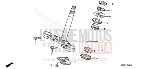STEERING STEM CBR600F3 de 2003